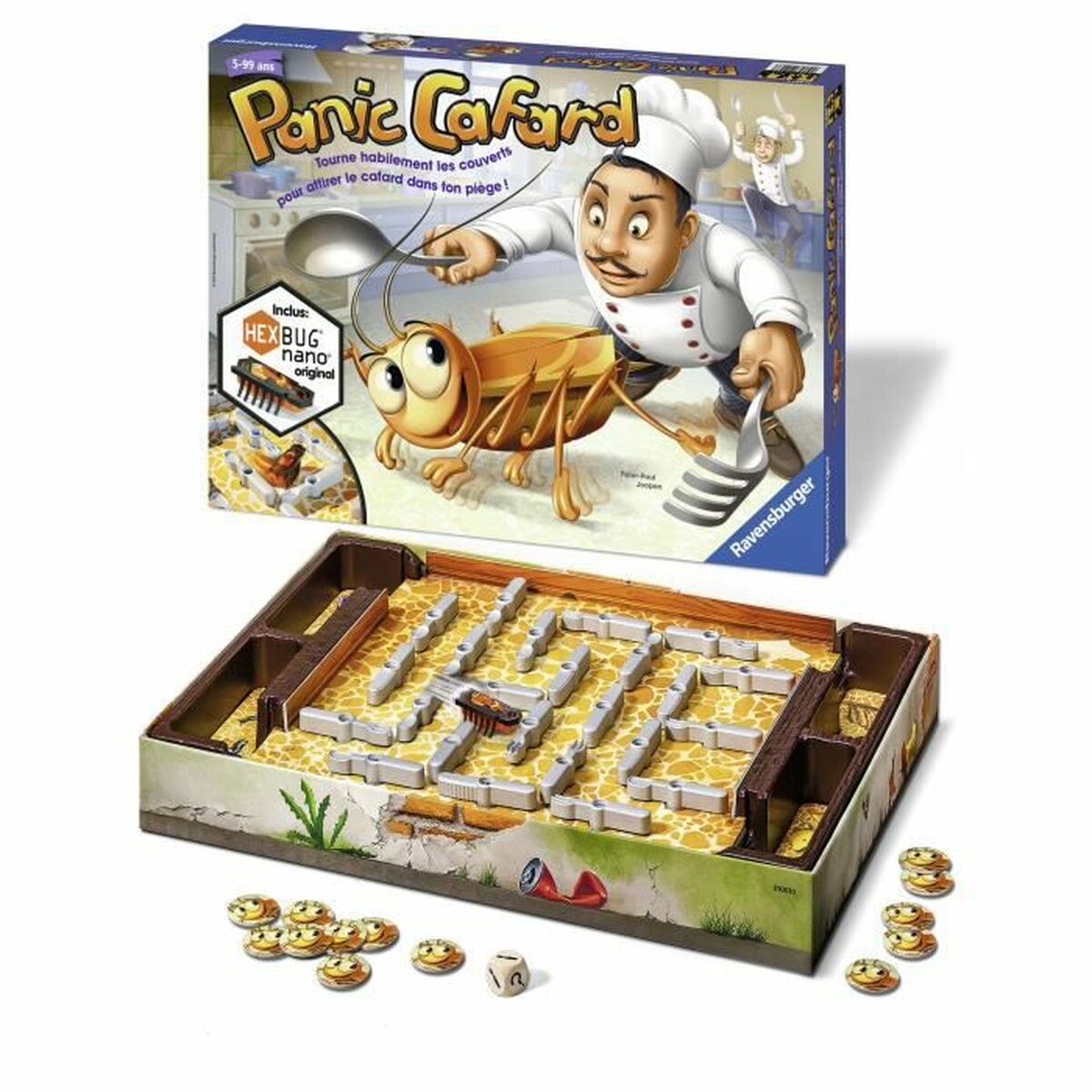 Brætspil Ravensburger Panic Cockroach